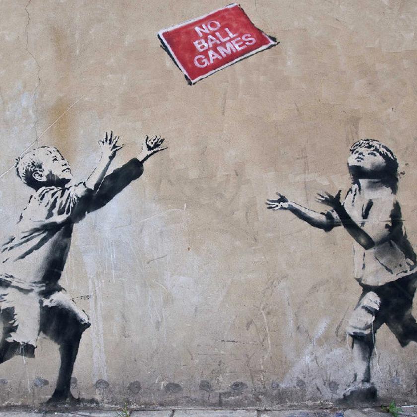 No Ball Games, Banksy