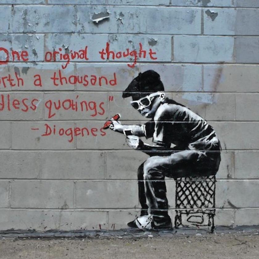 One Original Thought, Banksy